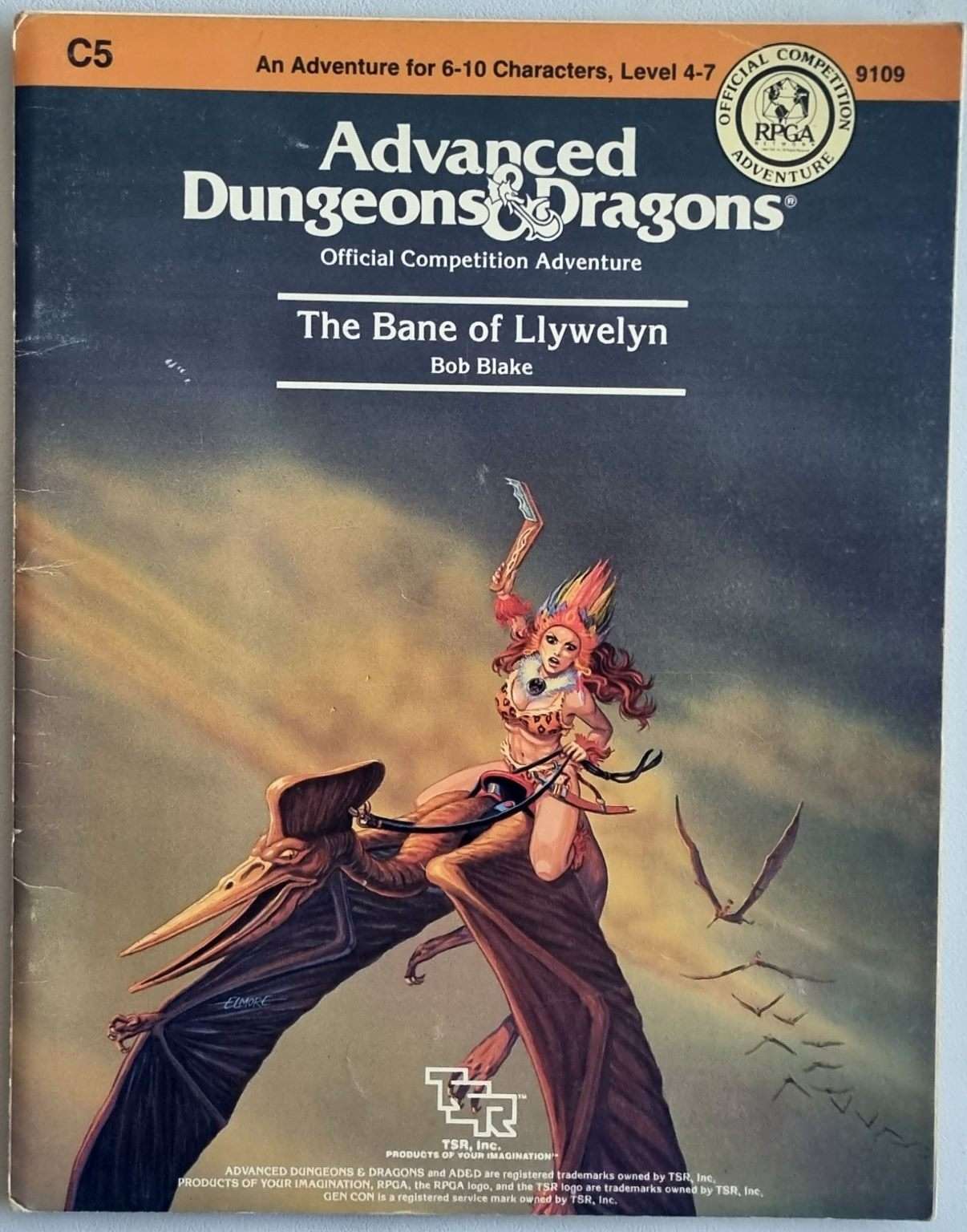Advanced Dungeons and Dragons Module - The Bane of Llwelyn C5 9109