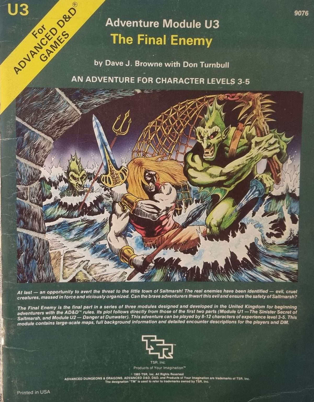 Advanced Dungeons and Dragons Module - The Final Enemy (U3) Default Title
