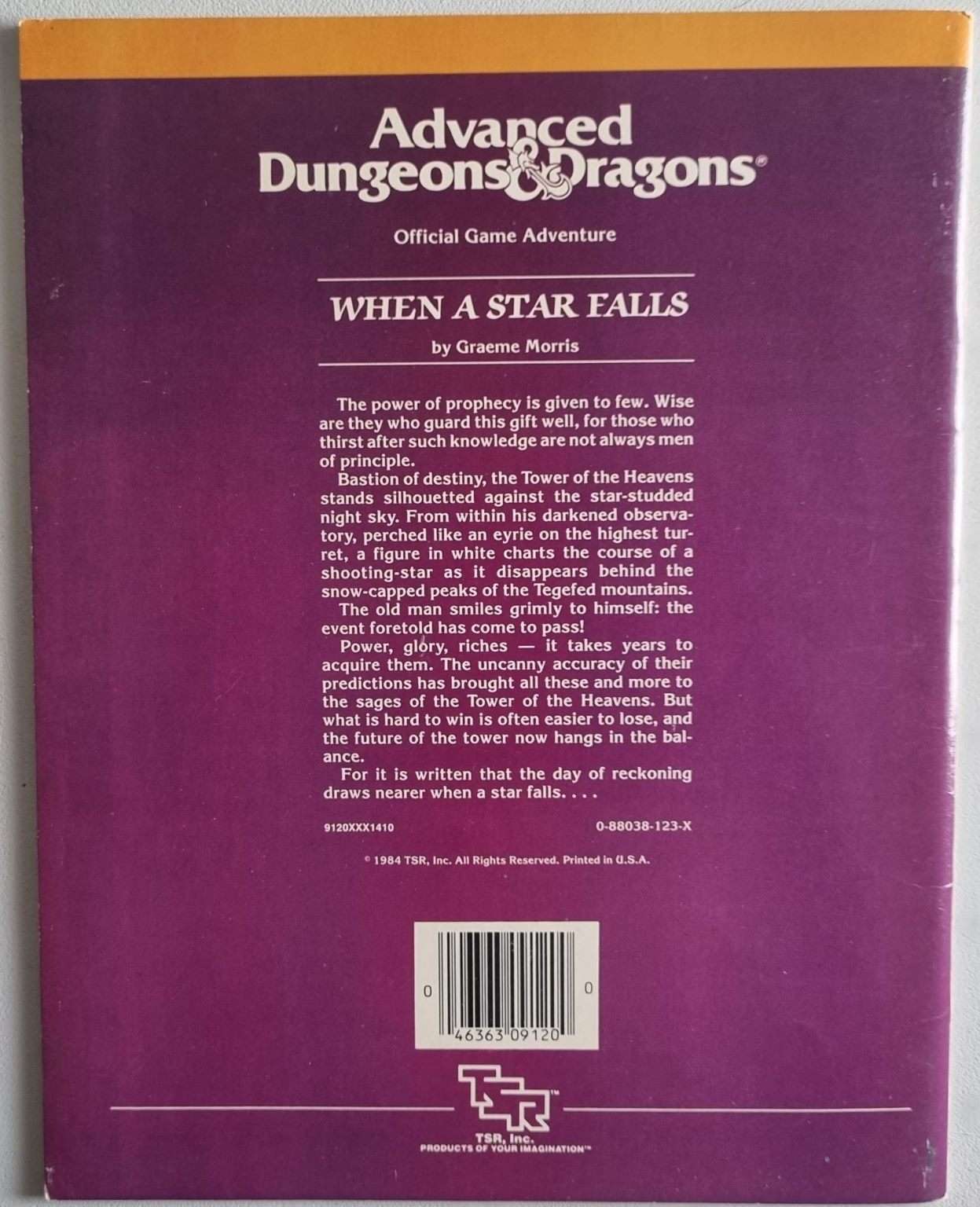 Advanced Dungeons and Dragons - When a Star Falls (UK4 9120) Default Title