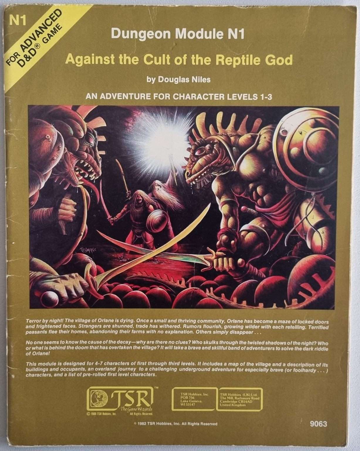 Advanced Dungeons & Dragons - Against the Cult of the Reptile God (N1) Default Title