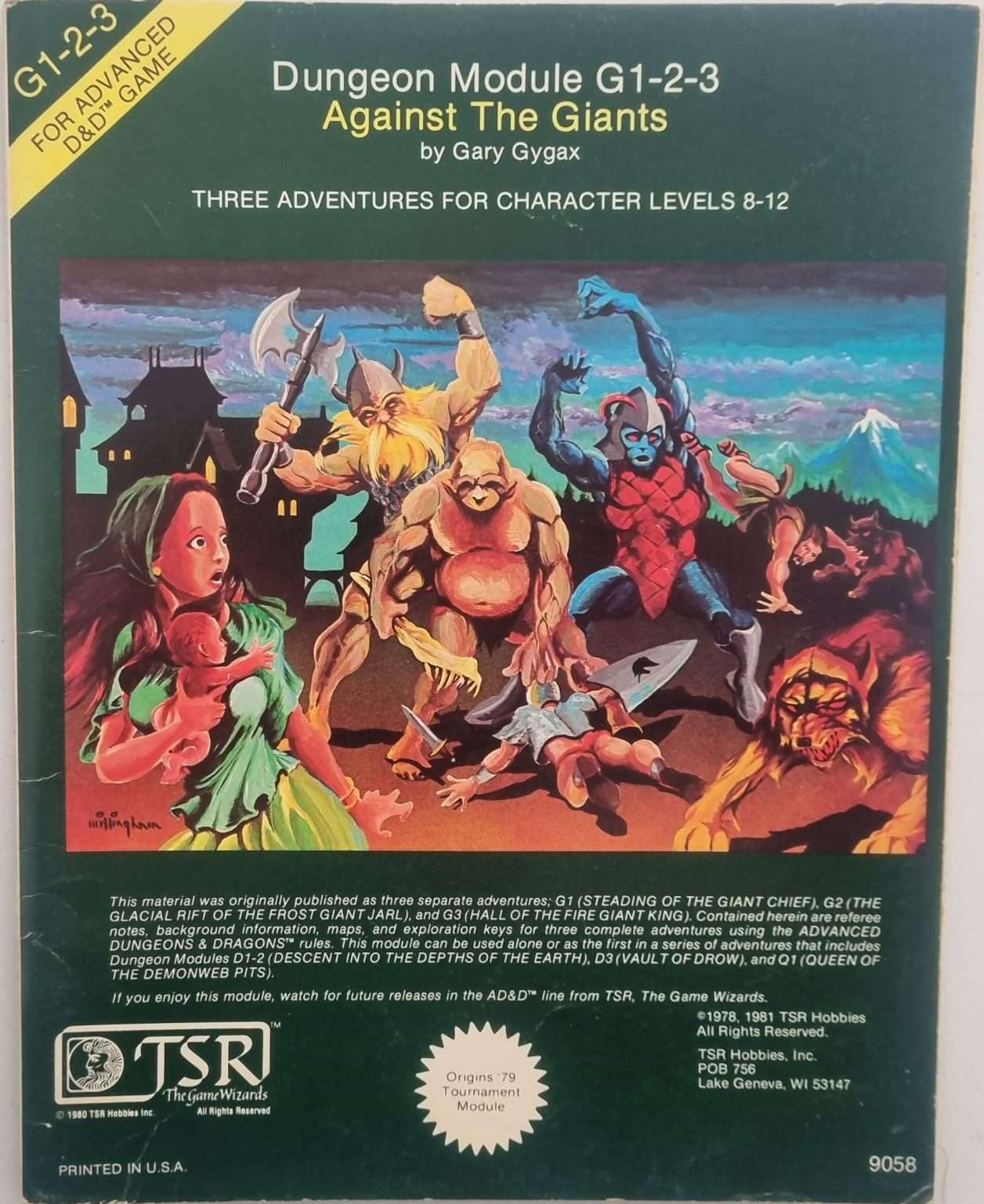 Advanced Dungeons & Dragons - Against the Giants (G 1-2-3) Default Title
