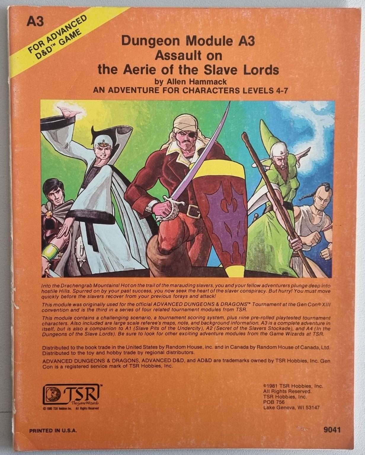 Advanced Dungeons & Dragons - Assault on the Aerie of the Slave Lords (A3) Default Title