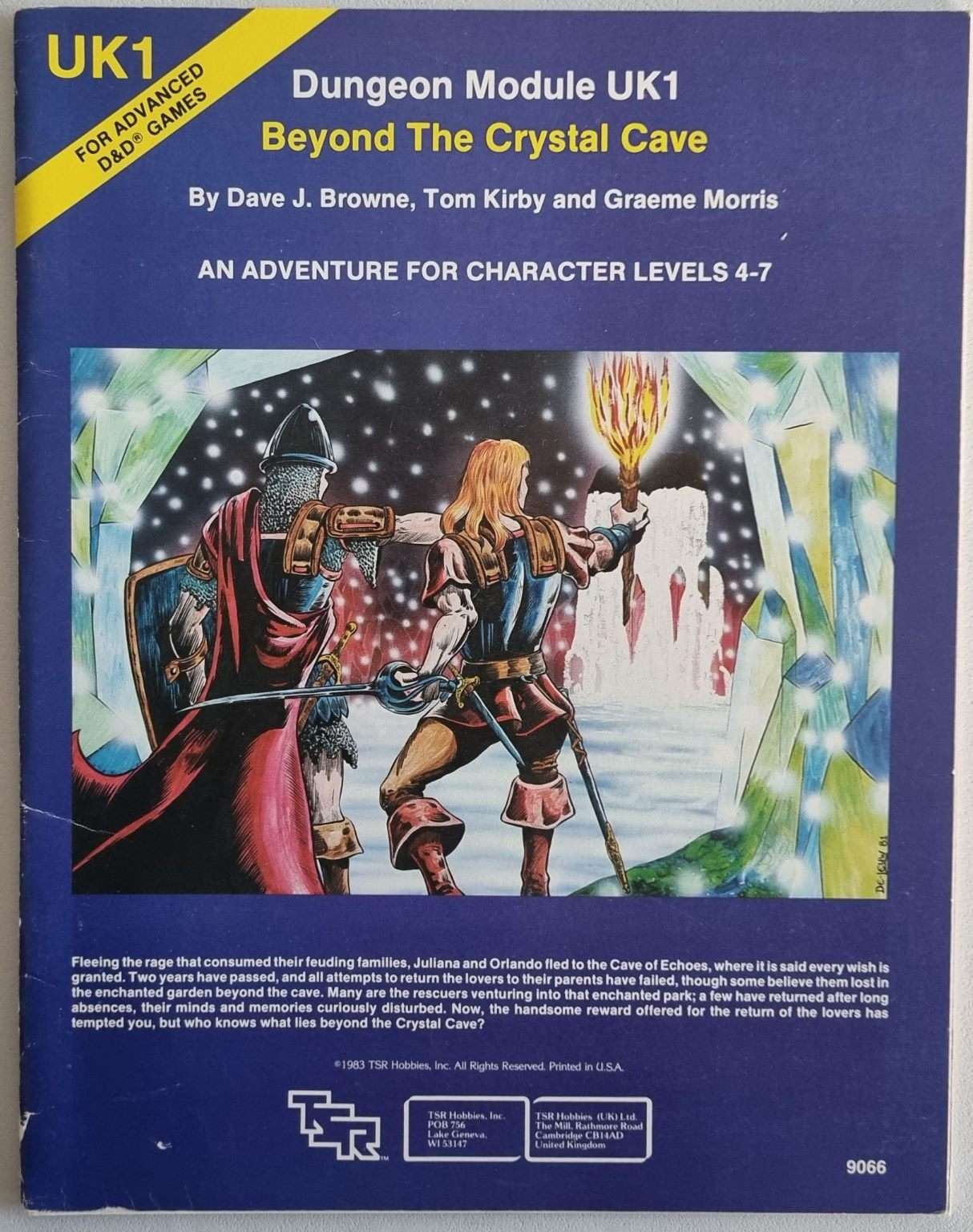 Advanced Dungeons & Dragons - Beyond the Crystal Cave (UK1) Default Title