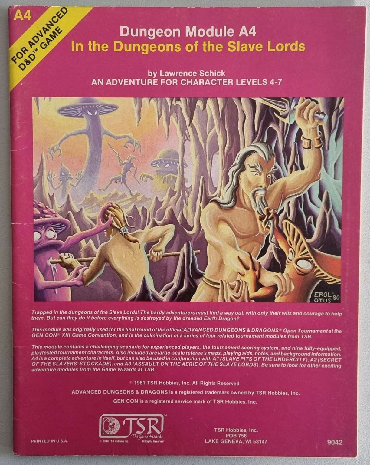 Advanced Dungeons & Dragons - In the Dungeons of the Slave Lords (A4) Default Title