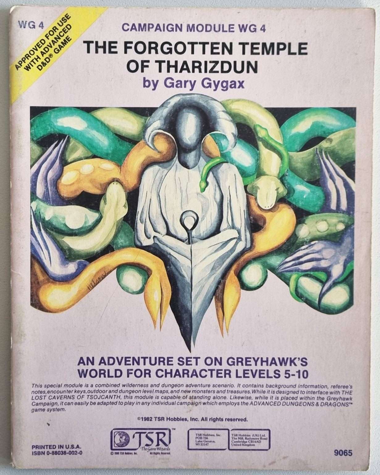 Advanced Dungeons & Dragons - The Forgotten Temple of Tharizdun (WG 4) Default Title
