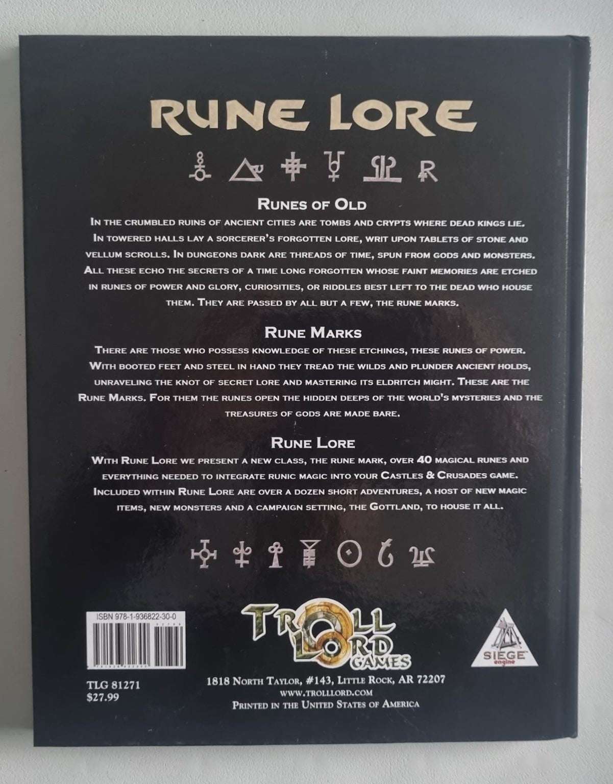 Castles and Crusades - Rune Lore
