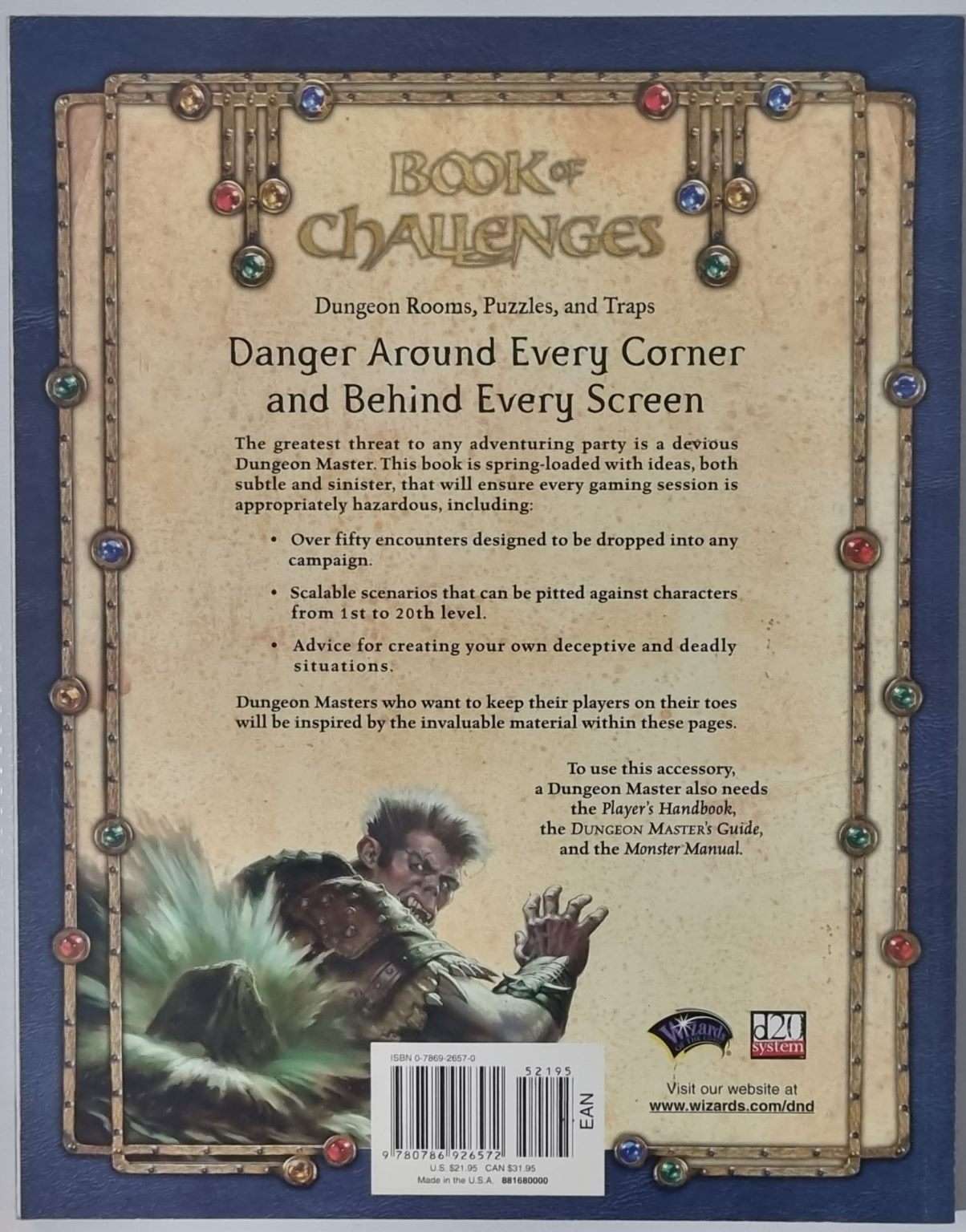 D&D - Book of Challenges: Dungeon Rooms, Puzzles and Traps (3.0 e) Default Title