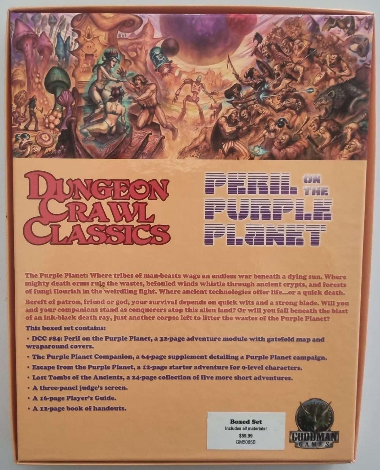 Dungeon Crawl Classics Box Set: Peril on the Purple Planet Default Title