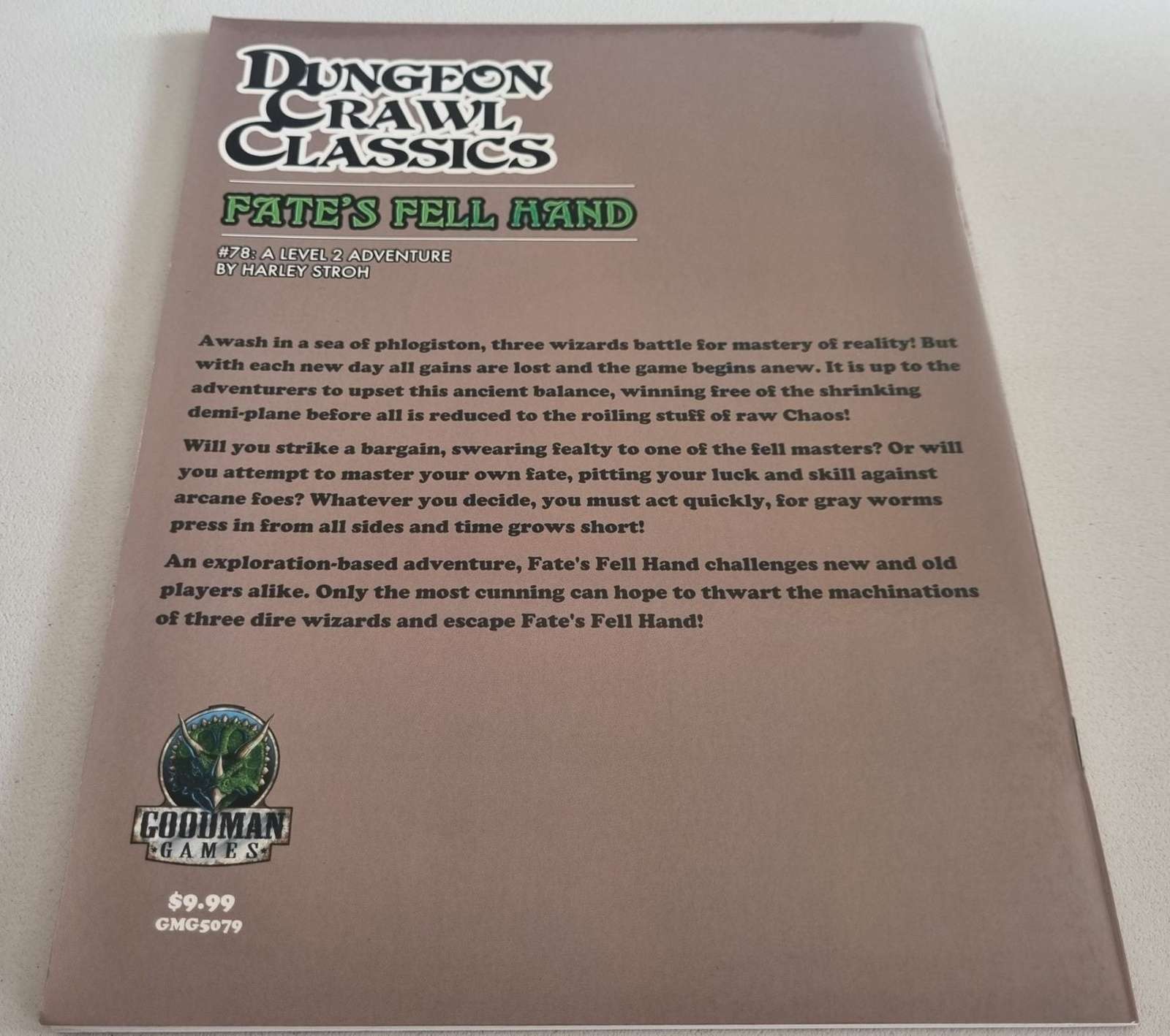 Dungeon Crawl Classics: Fate's Fell Hand #78 Default Title