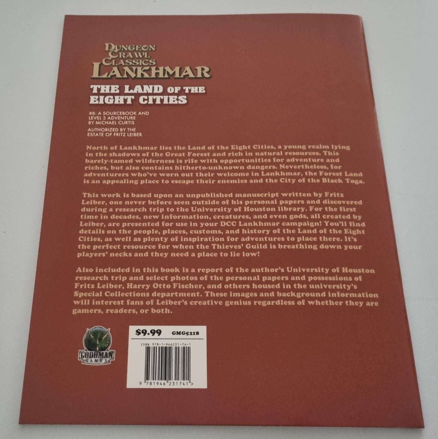 Dungeon Crawl Classics Lankhmar: The Land of the Eight Cities #8 Default Title
