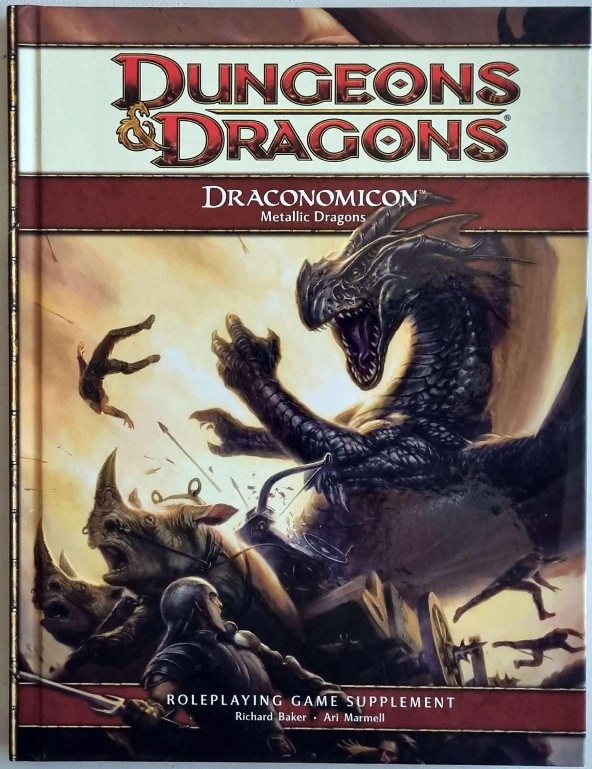 Dungeons and Dragons - Draconomicon - Metallic Dragons 4e