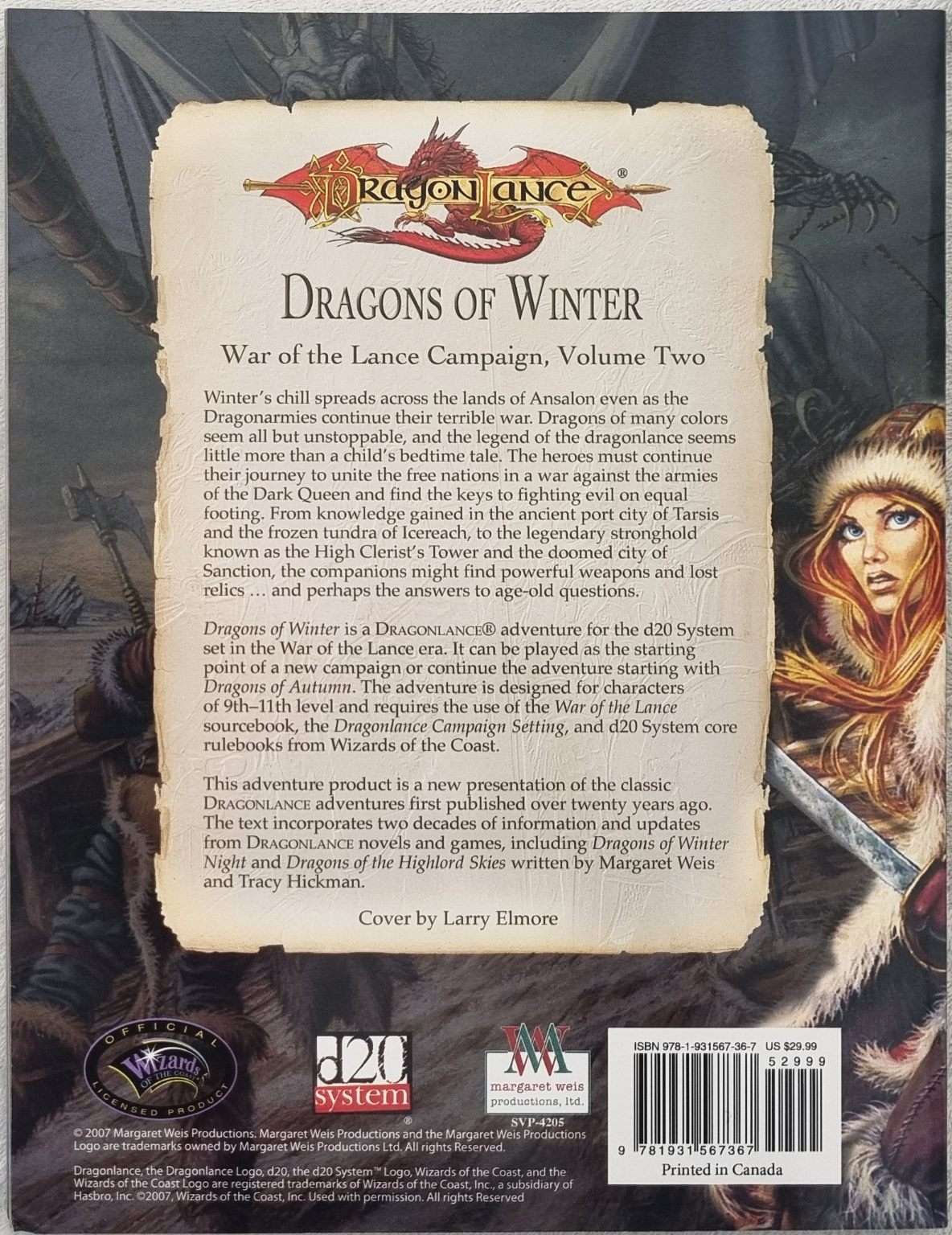 Dungeons and Dragons - Dragonlance: Dragons of Winter (3.5e) Default Title