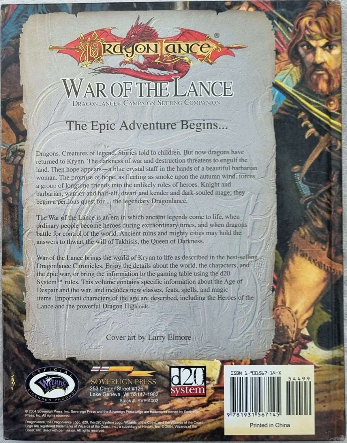 Dungeons and Dragons - Dragonlance: War of the Lance (3.5e) Default Title