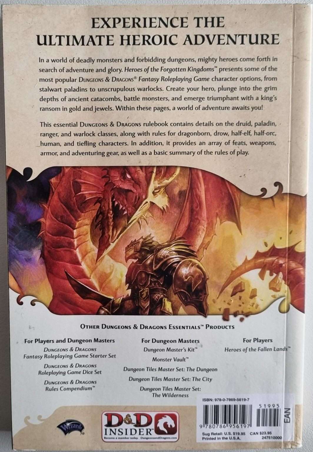 Dungeons and Dragons: Essentials - Heroes of the Forgotten Kingdoms (4e) Default Title