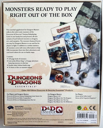 4th edition monsters Dungeons and Dragons Essentials