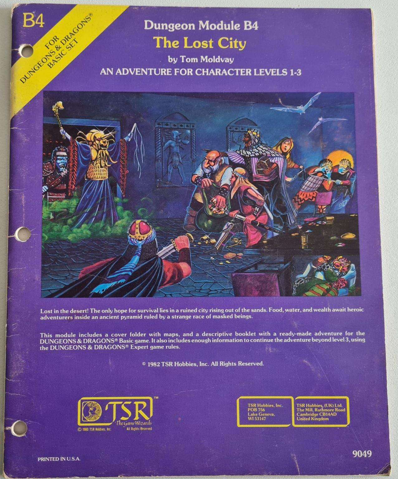 Dungeons and Dragons Module - The Lost City (B4) Default Title