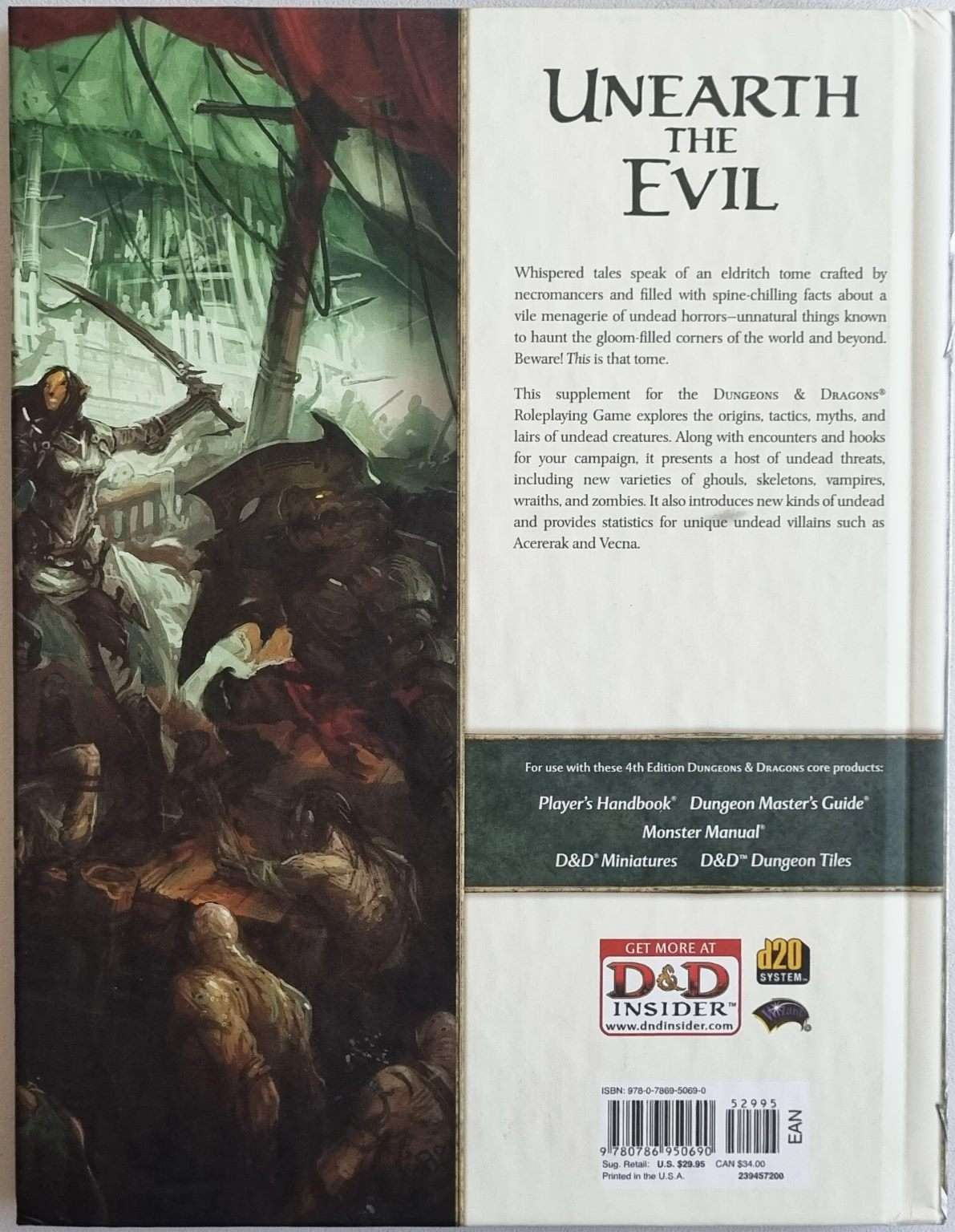 D&D 4ed open grave TRPG　英語版 Open Grave: Secrets of the Undead (D&d Supplement) (Dungeons