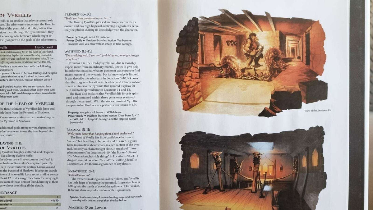 Dnd Pharaoh Module Dungeons and Dragons: Pyramids of Shadows (4e Module H3)