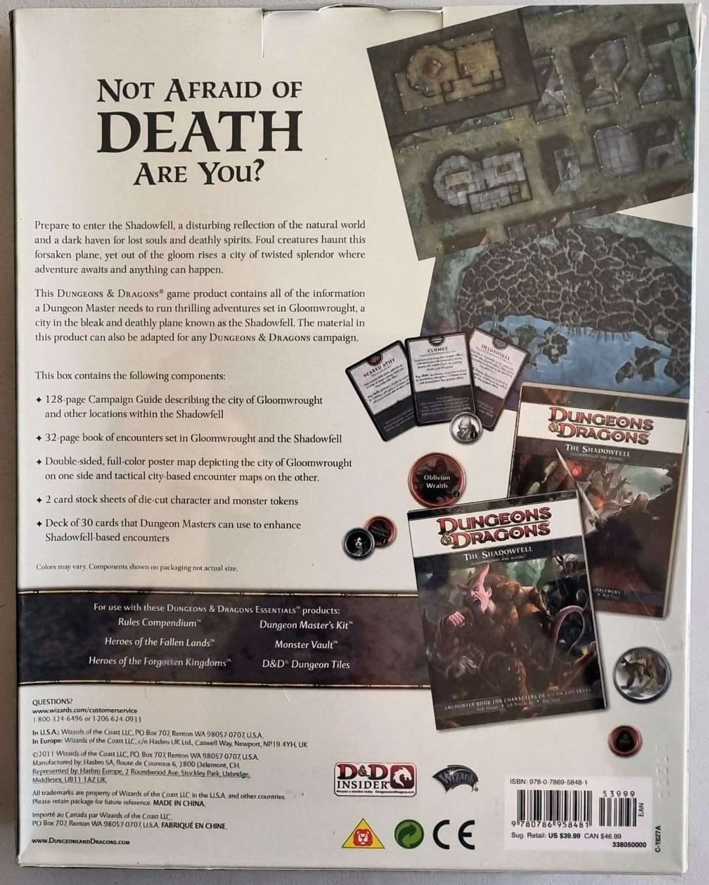 Dungeons and Dragons - The Shadowfell: Gloomwrought and Beyond (4e ...