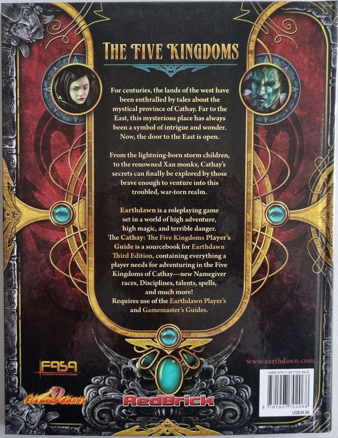 Earthdawn Third Edition: Cathay The Five Kingdoms - Player's Guide