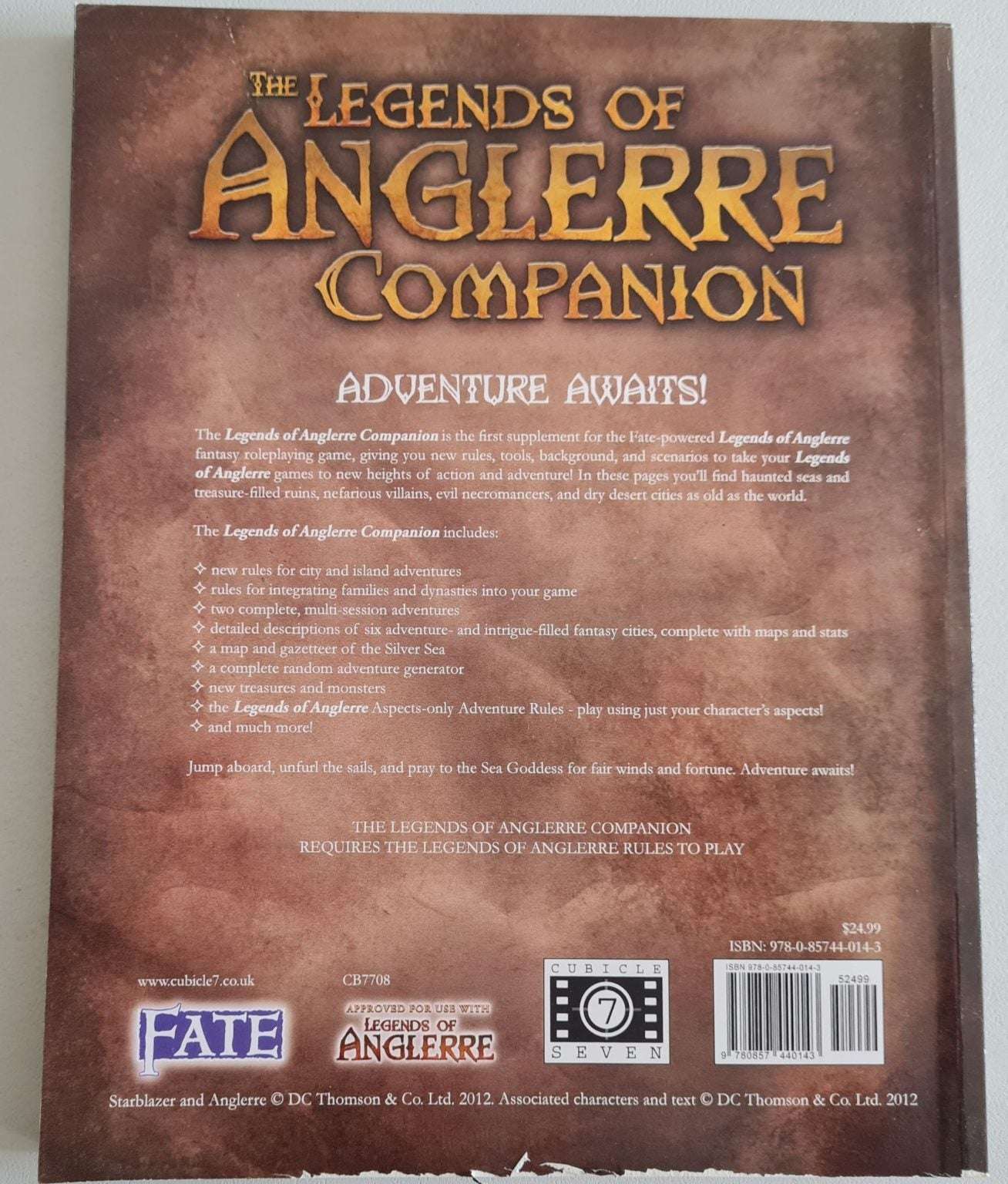 Legends of Anglerre: Companion Book Default Title