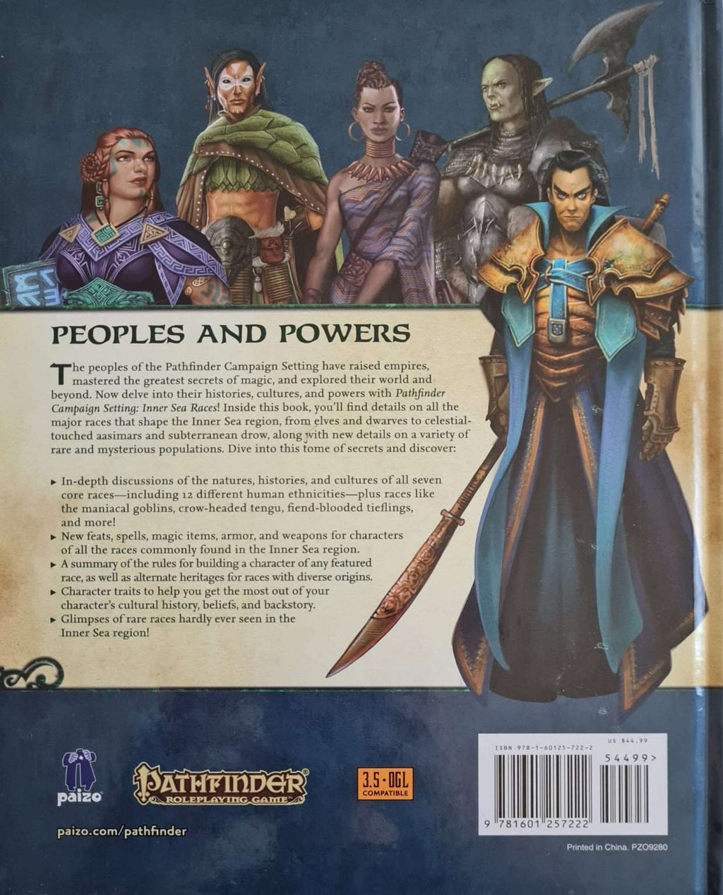 Pathfinder: Campaign Setting - Inner Sea Races - First Edition (1e ...