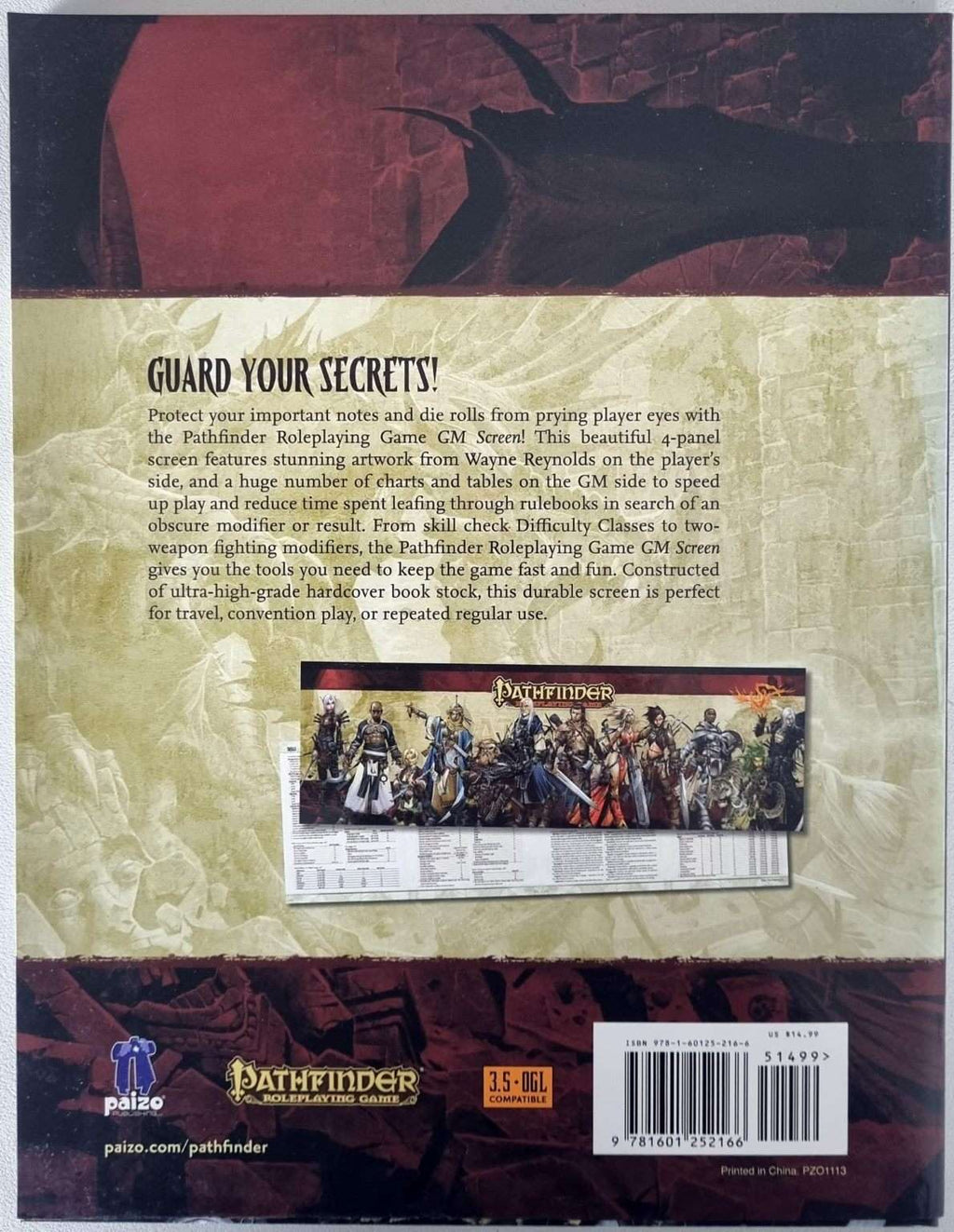 Pathfinder GM Screen 1e