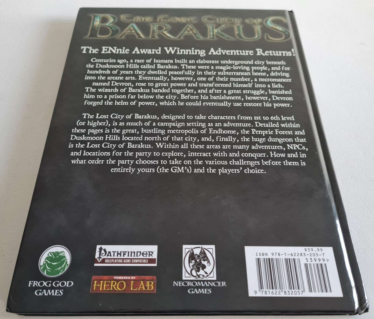Pathfinder - The Lost Lands - The Lost City of Barakus (1e)
