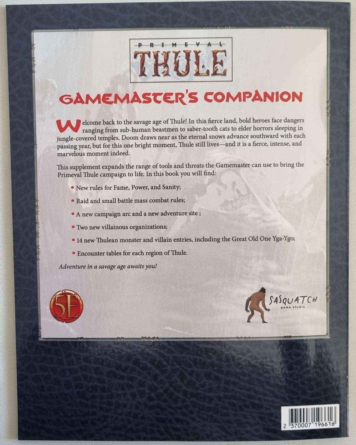 Primeval Thule Gamemaster's Companion - D&D 5th Edition 5e
