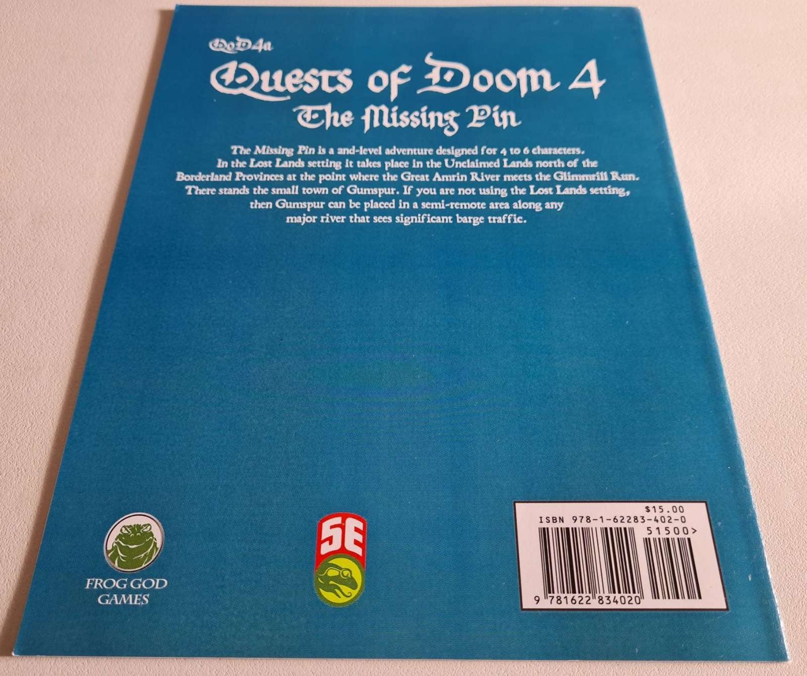 Quests of Doom 4: The Missing Pin - Dungeons and Dragons 5th Edition (5e) Default Title