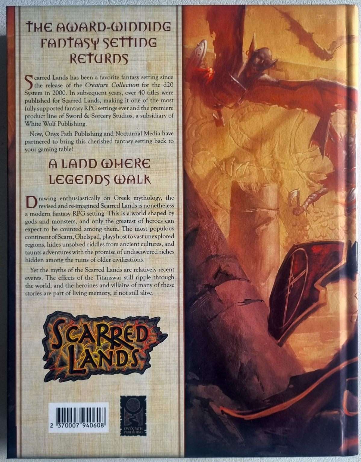 Scarred Lands Player's Guide: D&D 5th Edition 5e