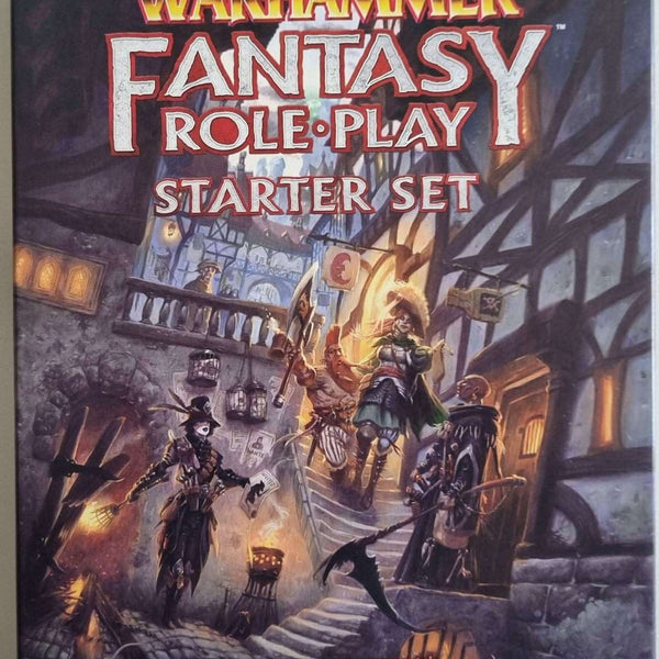 Warhammer Fantasy Roleplay Starter Set - WFRP RPG Game With Adventures, Guides, And Pre-Made Characters
